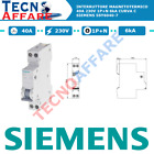 Interruttore Magnetotermico C40 40A 230V 1P+N 6kA Curva C Siemens 