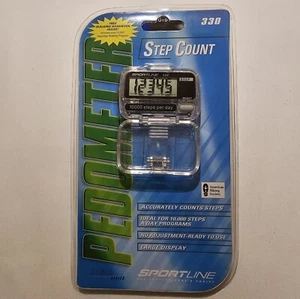 Sportline Pedometer 330 Active Series 10,000Steps Goal Distance Calories NEW - Picture 1 of 5