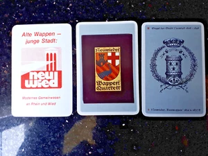 QUARTETTE KARTENSPIELE "NEUWIEDER WAPPENQUARTETT", 36 Blatt, vollständig - Bild 1 von 2