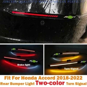 For Honda Accord 2018-2022 LED Rear Bumper Lights Rear Lamp Brake Turn Signal 2X - Picture 1 of 12