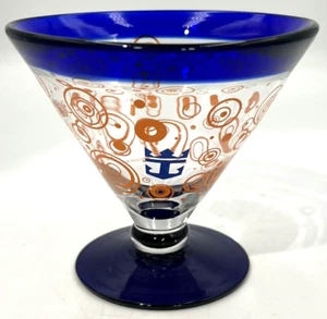 Kosta Boda Margarita Hand Blown Glass Royal Caribbean Cocktail 2009 Sweden - Picture 1 of 13