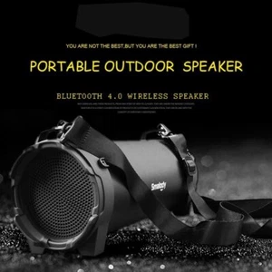 Smalody Super Bass Wireless Bluetooth Speaker Stereo Subwoofer FM Radio Portable - Picture 1 of 9