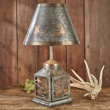 Forester's Lantern Lamp with Shade 20" Tall x 6.5" Square