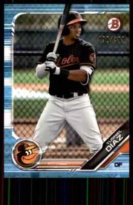 2019 Bowman Prospects Sky Blue Yusniel Diaz 490/499 #BP109 - Image 1 of 2