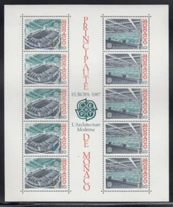 MONACO Louis II Stadium MNH souvenir sheet - Picture 1 of 1