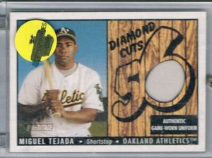 2003 Bowman Heritage Diamond Cuts Relics #MT Miguel Tejada Uniform NM-MT MEM