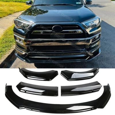 For Toyota 4Runner SUV Front Bumper Lip Splitter Chin Spoiler Body Kit Glossy Foto 1 de 4