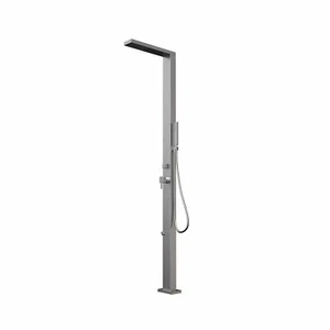 Designer Gartendusche Außendusche aus V4A / 316 Edelstahl Modell "NANI" - Bild 1 von 9