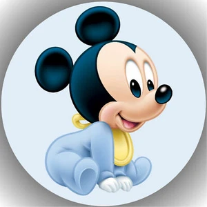 Colocador de tartas cumpleaños fiesta imagen de tartas fondant - oblea Mickey Mouse P63 - Imagen 1 de 1