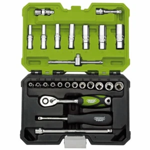 DRAPER EXPERT 04463 METRIC SOCKET SET 1/4" SQUARE DRIVE (25 PIECE) - Picture 1 of 1