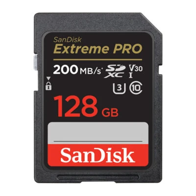 SanDisk 128GB Extreme PRO UHS-I SDXC Memory Card - Image 1 of 3