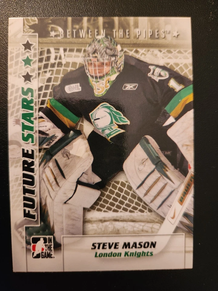 Steve Mason 2007 In The Game Between the Pipes #49  Hockey Card Blue Jackets - Image 1 of 2