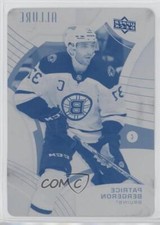 2021-22 Upper Deck Allure Cyan Printing Plate 1/1 Patrice Bergeron #27