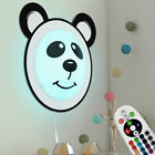 LED Lampe Murale RGB Changement Panda Enfants Chambre T&#233;l&#233;commande Lampe Verre