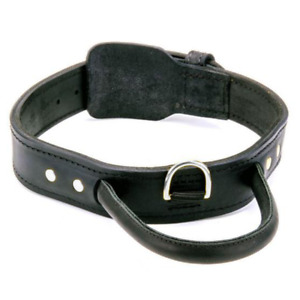 Dog Collar With Handle Real Leather Pet Collar For Large Breeds Heavy Duty