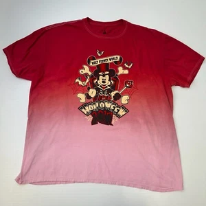 Halloween Shirt Men XXL Bat Ghost Scary Mickey Mouse 2017 Disney Parks Core Ex - Picture 1 of 12