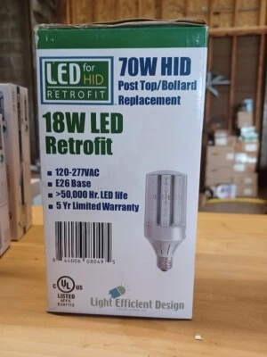 Light Efficient Design Led-8039E30-A 3000K Post Top Replacement - Image 1 of 2