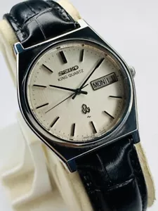 Vintage Seiko King Quartz Rare Lining Dial 5856-7030 Men's Quartz Watch - Picture 1 of 8