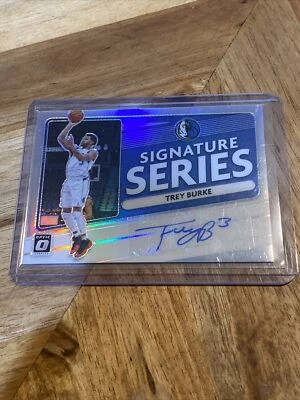 Trey Burke 2020-21 Optic Basketball Signature Series Auto Card SP #SS-TBK Silver - Image 1 of 2
