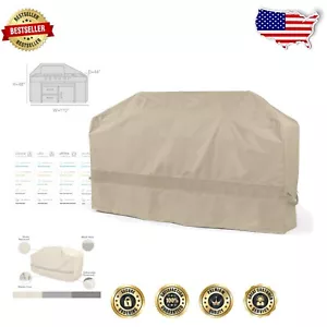 Lightweight 110 Inch BBQ Grill Cover with Buckle - Weather-Resistant Solution - Picture 1 of 10