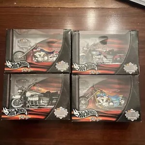 Hot Wheels Racing Nascar Thunder Rides Motorcycle #99 #10 #43 #12 NEW IN PACKAGE - Picture 1 of 17