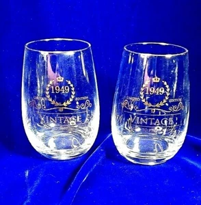 Two Luminarc Aged to Perfection Highball Glasses 1949 Limited Edition (2) 12 Oz. - Picture 1 of 6