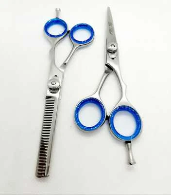 2er Scheren Set Friseurscheren, Modellierschere, Effilierschere, Haarscheren De - Bild 1 von 4