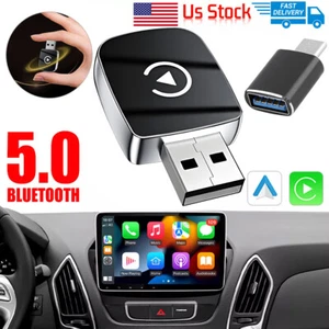 Plug&Play Wireless Mini CarPlay Adapter Wireless Carplay Dongle For iPhone Apple - Picture 1 of 13