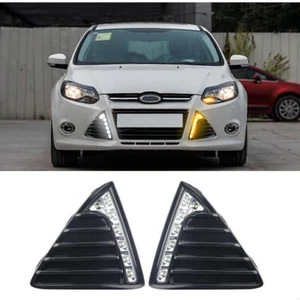 DRL LED Daytime Running Light Fog Lamp u For Ford Focus 2012 2013 2014 - Picture 1 of 9