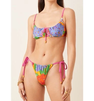 Conjunto de bikini floral Zimmermann Riders talla 1/S Foto 1 de 4