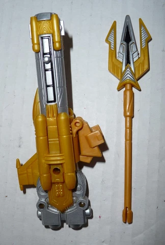 Bandai Power Rangers Time Force Blue Ranger Battle Warrior Lance Cannon ONLY Cover