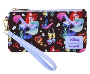 Loungefly Disney The Little Mermaid 35th Anniversary Nylon Wristlet - Foto 1 di 6