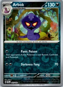 Arbok Reverse Holo Common SV05: Temporal Forces 101/162 NM - Picture 1 of 2