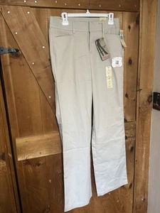 Neu Dockers Metro Hose Damen 8L beige Stretch Karriere weites Bein Hose Büro - Bild 1 von 5