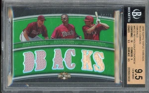 2024 Topps Triple Threads REYNOLDS UPTON DREW Emerald Relic Combos BGS 9.5 - Picture 1 of 2