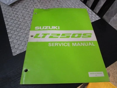 1989 铃木 LT250S 原始设备制造商服务维修手册部件 # 99500-42100-01E — 第 1/3 张图片