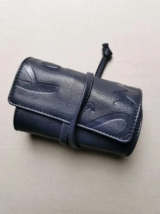 PAUL SMITH x MANTIDY US Tech Roll Blue Leather Case Strap BNIB Power & Leads - Picture 1 of 18