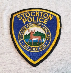 Patch spalla polizia Stockton California - Foto 1 di 1