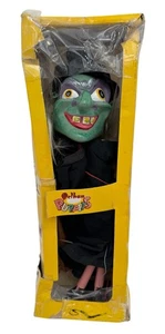 Vintage Pelham Puppe Marionette handgefertigt in England um 1963 böse Hexe mit Box - Bild 1 von 5