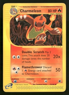 Charmeleon - 73/165 - Uncommon - Expedition - Pokemon Card - LP - Image 1 of 2