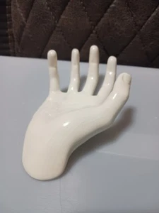 ⭐️Nancy Funk Ceramic Hand. Used With Some Crazing See Photos. (N3) - Picture 1 of 10