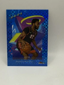 2025 Topps Finest Basketball Andrew Wiggins blu /49 - Foto 1 di 2