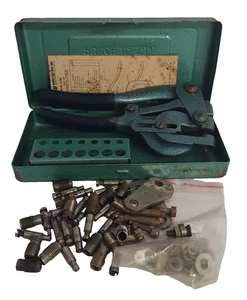 Roper Whitney No.5 Jr Handstanze mit verschiedenen Stanzen & Matrizen Metallbearbeitung - Bild 1 von 12