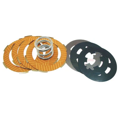 KIT FRIZIONE RACING CARBONIO 4 DISCHI CON MOLLA PER VESPA 125 ET3 - Immagine 1 di 2