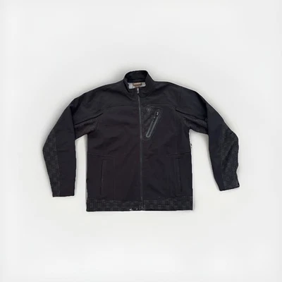 ARIAT FORGE SOFT SHELL JACKET SIZE MEDIUM BLACK WIND & WATER PROTECTION 10020485 - Image 1 of 4