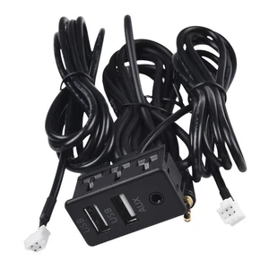 AUX Socket Socket For Most Cars Easy To Install Wear-resistant 4pin+6pin - Picture 1 of 12