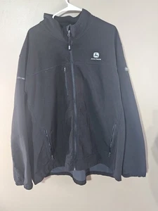 John Deere Dri-Duck DDX Weather Resistant Jacket Mens 3XL Gray Full Zip Coat - Picture 1 of 15
