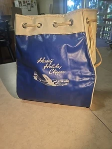 Vintage HAWAII HOLIDAY CLIPPER PAA PAN AMERICAN WORLD AIRWAYS TRAVEL TOTE BAG - Bild 1 von 4