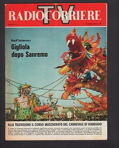 RADIOCORRIERE 7/1966 CARNEVALE VIAREGGIO VIETNAM LUISA SANFELICE EGITTO GAZA - Picture 1 of 1