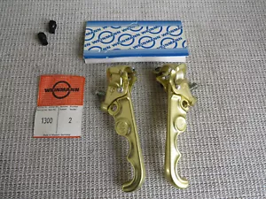 WEINMANN 1982 VINTAGE TECH 2 MANIJAS DE FRENO PAR DE PALANCAS DORADAS BMX SE GT TECK NOS - Imagen 1 de 6